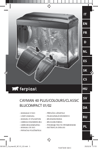 Manual de uso Ferplast Cayman 40 Colours Acuario