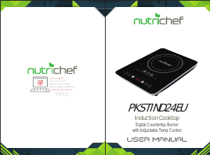 Manual Nutrichef PKSTIND24EU Hob