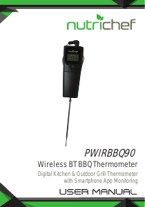 Manual Nutrichef PWIRBBQ90 Food Thermometer