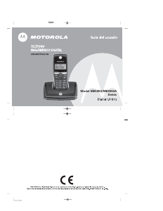 Manual de uso Motorola ME5050 Teléfono inalámbrico