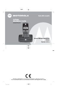 Manual de uso Motorola ME5050A Teléfono inalámbrico