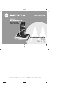 Manual de uso Motorola ME5051 Teléfono inalámbrico
