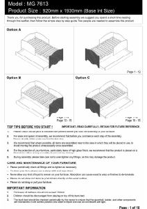 Hướng dẫn sử dụng Flintshire Casey Giường áp mái