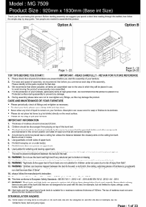 Hướng dẫn sử dụng Flintshire Frankie Giường áp mái