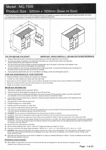 Hướng dẫn sử dụng Flintshire Taylor Giường áp mái