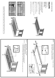 사용 설명서 Flintshire Halkyn 침대틀