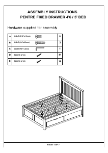 Handleiding Flintshire Pentre Bedframe