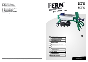 Manual FERM LSM1001 Rachador de toras