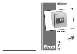 Brugsanvisning FERM FLS-400 Safeboks