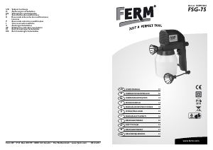 Manuale FERM SGM1004 Sistema di verniciatura