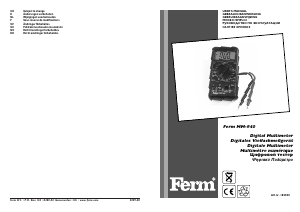 Handleiding FERM MMM1002 Multimeter