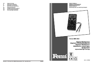 Manual FERM MMM1006 Multimeter