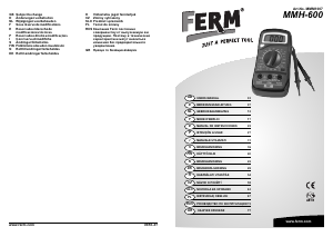 Bruksanvisning FERM MMM1007 Multimeter