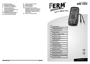 Руководство FERM MMM1008 Мультиметр