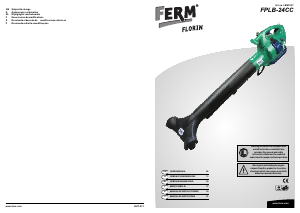 Manual FERM LBM1007 Soprador de folhas