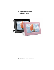 Manual Lenco DF-704 Digital Photo Frame