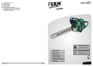 Руководство FERM KZM1009 Цепная пила