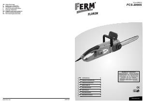 Bedienungsanleitung FERM KZM1010 Kettensäge