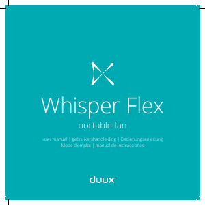 Bedienungsanleitung Duux DXCF04 Whisper Flex Ventilator