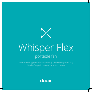 Manual de uso Duux DXCF05 Whisper Flex Ventilador