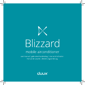 Manual de uso Duux DXMA0102 Blizzard Aire acondicionado