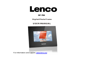 Manual Lenco DF-706 Digital Photo Frame