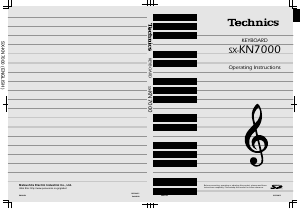 Manual Technics SX-KN7000 Digital Keyboard