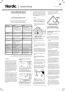 Bruksanvisning Nordic NB739B-1 Brandvarnare