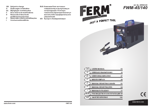 Manuale FERM WEM1039 Saldatrice