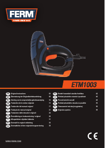 Használati útmutató FERM ETM1003 Elektromos tűzőgép