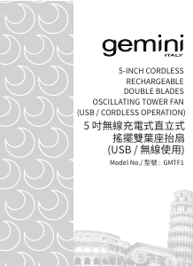 Handleiding Gemini GMTF1 Ventilator