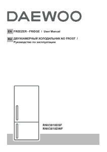 Manual Daewoo RNV3810DWF Fridge-Freezer