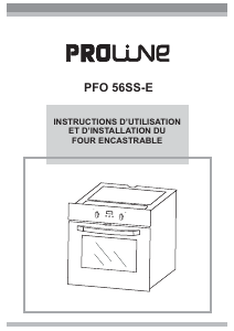 Mode d’emploi Proline PFO56SS.E Four