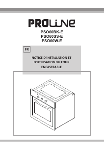 Mode d’emploi Proline PSO60BK-E Four