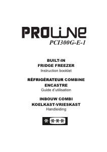 Mode d’emploi Proline PCI300G-E-1 Réfrigérateur combiné