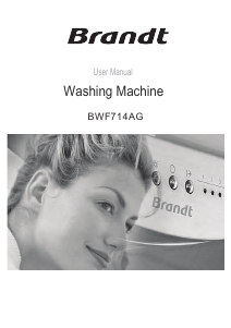 Manual Brandt BWF714AG Washing Machine