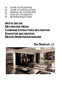 Mode d’emploi De Dietrich DHT6605X Hotte aspirante