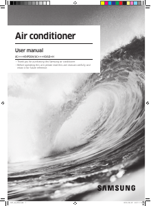 Handleiding Samsung AC100KXADEH/EU Airconditioner