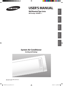 Handleiding Samsung AVXWHH036EA Airconditioner