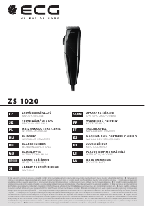 Handleiding ECG ZS 1020 Tondeuse