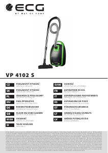 Manual de uso ECG VP 4102 S Aspirador