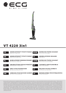 Manuál ECG VT 4220 3in1 Vysavač