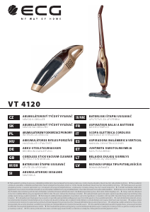 Használati útmutató ECG VT 4120 Porszívó