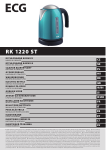 Rokasgrāmata ECG RK 1220 ST Tējkanna