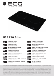 Priročnik ECG IV 2920 Slim Grelna plošča