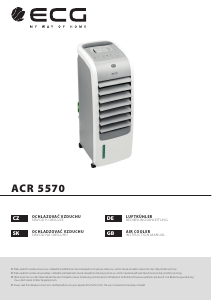 Návod ECG ACR 5570 Ventilátor