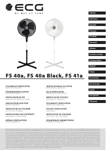 Návod ECG FS 40a Ventilátor