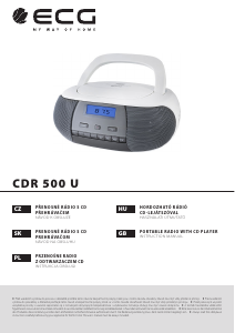 Manual ECG CDR 500 U Stereo-set