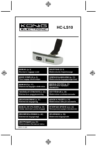 Manual König HC-LS10 Luggage Scale