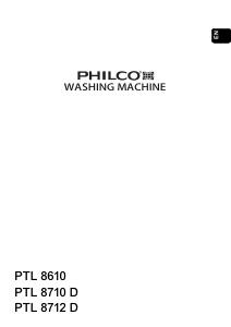 Handleiding Philco PTL8710D Wasmachine